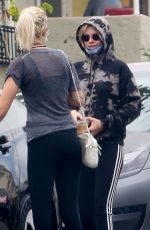 KRISTEN STEWART and DYLAN MEYER Out in Los Angeles 06/28/20
