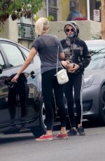 KRISTEN STEWART and DYLAN MEYER Out in Los Angeles 06/28/20