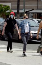 KRISTEN STEWART Heading to Black Lives Matter Protest in Hollywood 06/02/2020