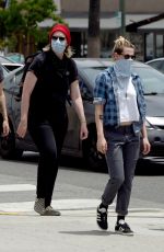 KRISTEN STEWART Heading to Black Lives Matter Protest in Hollywood 06/02/2020