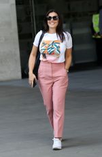 KYM MARSH Leaves BBC Studios in London 06/17/2020