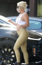 LADY GAGA in Tights Picking Up Food in Malibu 06/14/2020