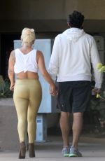 LADY GAGA in Tights Picking Up Food in Malibu 06/14/2020