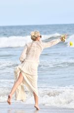 LAETICIA HALLYDAY Celebrates Johnny Hallyday
