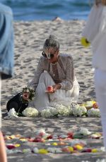 LAETICIA HALLYDAY Celebrates Johnny Hallyday