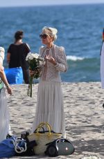 LAETICIA HALLYDAY Celebrates Johnny Hallyday