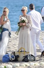 LAETICIA HALLYDAY Celebrates Johnny Hallyday