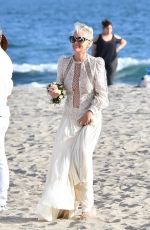 LAETICIA HALLYDAY Celebrates Johnny Hallyday