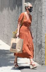 LAETICIA HALLYDAY Out Shopping in Santa Monica 06/06/2020