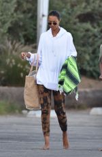 LAIS RIBEIRO and Joakim Noah Out at a Beach in Malibu 06/26/2020