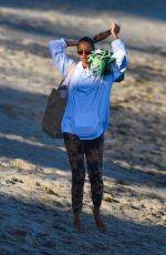 LAIS RIBEIRO and Joakim Noah Out at a Beach in Malibu 06/26/2020