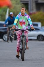 LAIS RIBEIRO Out Riding a Bike in Malibu 06/17/2020
