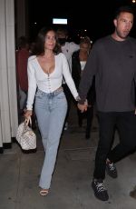 LANA RHOADES Out for Dinner in West Hollywood 06/13/2020