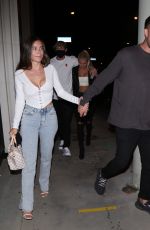 LANA RHOADES Out for Dinner in West Hollywood 06/13/2020