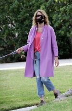 LAURA DERN Out with Her Dog in Pacific Palisades 06/02/2020