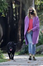 LAURA DERN Out with Her Dog in Pacific Palisades 06/02/2020