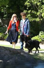 LAURA DERN Out with Her Dogs in Santa Monica 06/07/2020