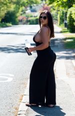 LAUREN GOODGER Out and About in Essex 04/26/2020