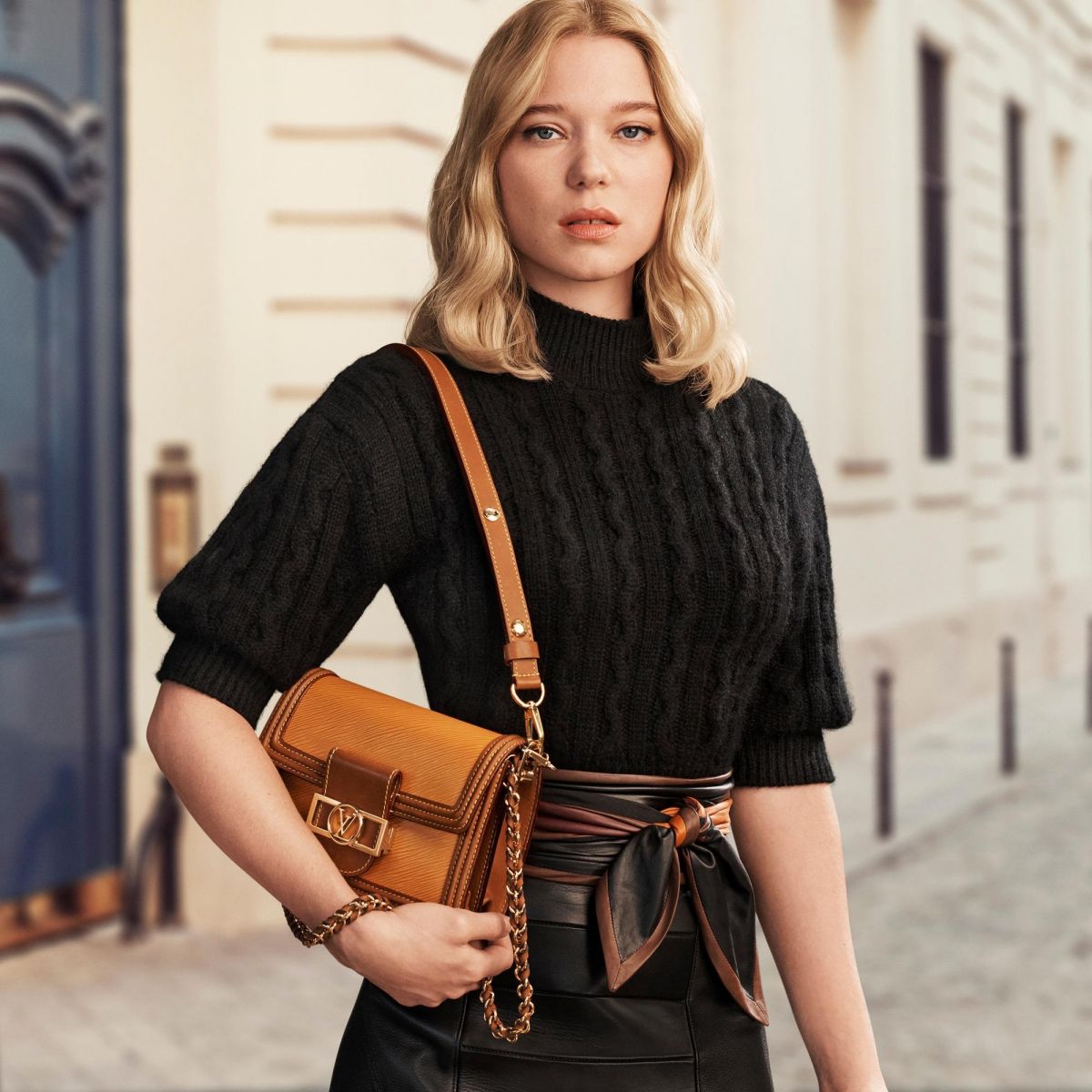 H o l l y w o o d  F a s h i o n — Lea Seydoux in Louis Vuitton at the  2020 Vanity