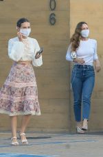 LESLIE MANN and MAUDE APATOW Out for Dinner at Nobu in Malibu 06/17/2020
