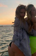 LEXEE SMITH and SCARLET AVIRAM in Bikinis at a Boat - Instagram Photos 06/25/2020