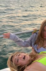 LEXEE SMITH and SCARLET AVIRAM in Bikinis at a Boat - Instagram Photos 06/25/2020