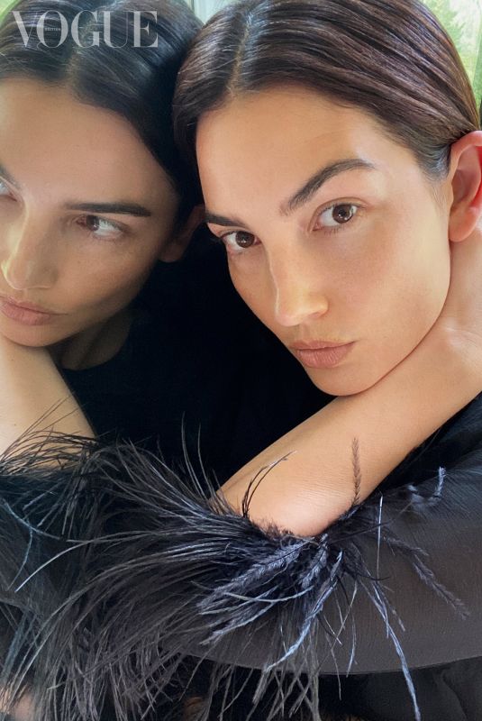 LILY ALDRIDGE for Vogue Magazine, UK July 2020
