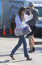 LILY COLLINS Out Shopping in Los Angeles 06/27/2020