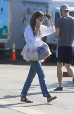 LILY COLLINS Out Shopping in Los Angeles 06/27/2020