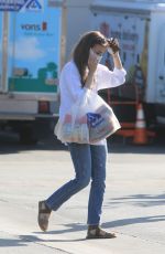 LILY COLLINS Out Shopping in Los Angeles 06/27/2020