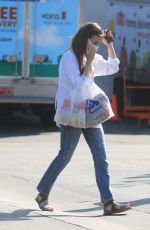LILY COLLINS Out Shopping in Los Angeles 06/27/2020