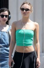 LILY-ROSE DEPP Out and About in Paris 06/25/2020