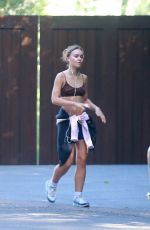 LILY-ROSE DEPP Out Jogging in Los Angeles 06/17/2020