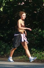 LILY-ROSE DEPP Out Jogging in Los Angeles 06/17/2020