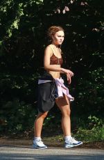LILY-ROSE DEPP Out Jogging in Los Angeles 06/17/2020