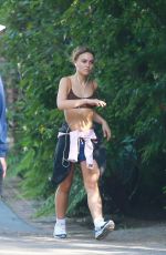 LILY-ROSE DEPP Out Jogging in Los Angeles 06/17/2020