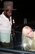 LINDSEY VONN and P. K. Subban at Catch LA in West Hollywood 06/12/2020