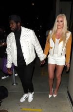 LINDSEY VONN and P. K. Subban Out for Dinner at Catch LA in West Hollywood 06/13/2020