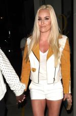LINDSEY VONN and P. K. Subban Out for Dinner at Catch LA in West Hollywood 06/13/2020