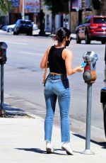 LUCY HALE in Denim Out and About in Los Angeles 06/10/2020