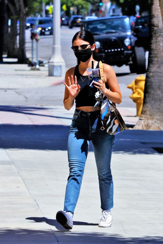 LUCY HALE in Denim Out and About in Los Angeles 06/10/2020