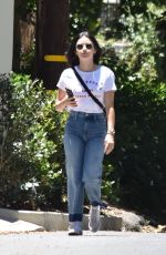 LUCY HALE in Denim Out in Studio City 06/09/2020