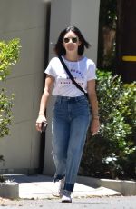 LUCY HALE in Denim Out in Studio City 06/09/2020
