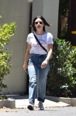 LUCY HALE in Denim Out in Studio City 06/09/2020