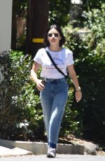 LUCY HALE in Denim Out in Studio City 06/09/2020