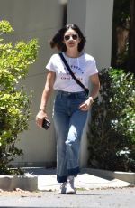 LUCY HALE in Denim Out in Studio City 06/09/2020