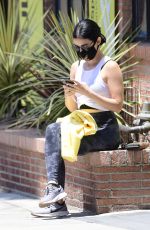 LUCY HALE Out for Coffee in Los Angeles 06/23/2020