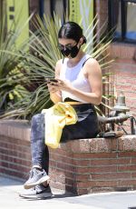 LUCY HALE Out for Coffee in Los Angeles 06/23/2020