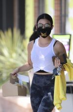 LUCY HALE Out for Coffee in Los Angeles 06/23/2020