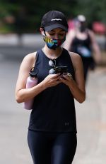 LUCY HALE Out Hiking at Fryman Canyon in Studio City 06/29/2020